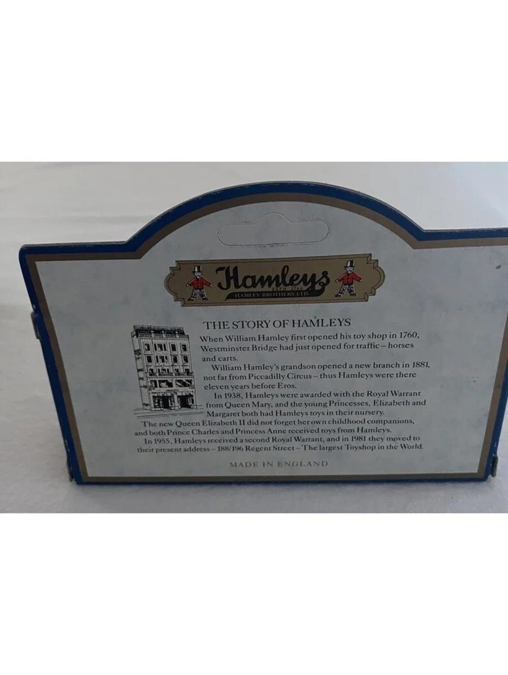 1950 Bedford Lorry Truck Van Hamleys Finest Toy Shop in World Vintage Lledo NIP